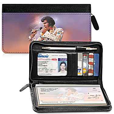 Zippered Checkbook Cover Wallet Zippered Checkbook Cover