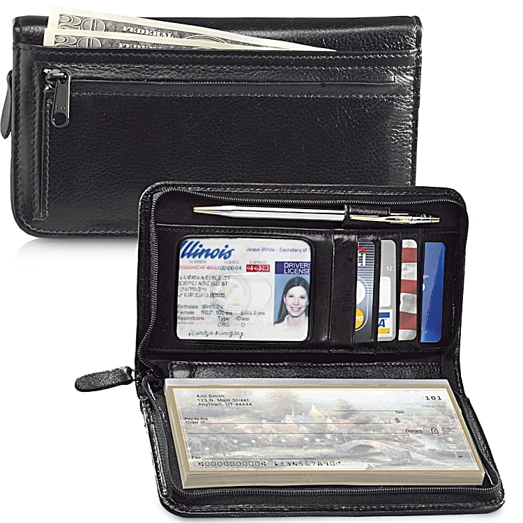Checkbook pouch best sale