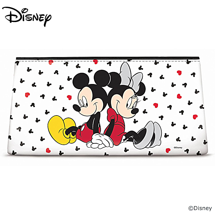Disney Mickey Loves Minnie Cosmetic Makeup Bag