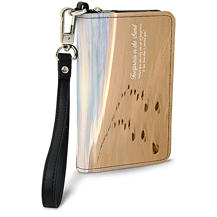 Small wristlet wallet top