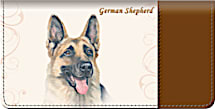 German Shepherd Dog Checkbook Cover