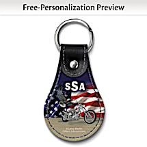 Patriotism Meets Power on this Revved-Up Key Ring