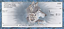 Spirit of the Wilderness Wolf Personal Checks