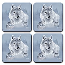 Guests Will Go Wild for this Wolf Pack Coaster Set