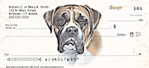 Boxer Dog Personal Checks