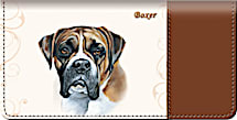 Boxer Dog Checkbook Cover