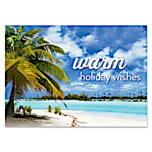 Let Sunny Warm Wishes Put a Tropical Twist on Your Season's Greetings