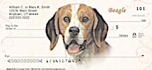 Beagle Dog Personal Checks