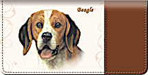 Beagle Checkbook Cover