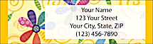 Flower Power Address Labels