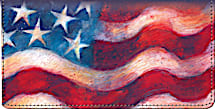 Waves of Freedom Checkbook Cover