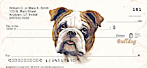 Bulldog Dog Personal Checks