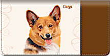 Corgi Checkbook Cover