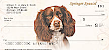 Springer Spaniel Personal Checks