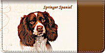 Springer Spaniel Checkbook Cover