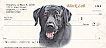 Black Labrador Personal Checks