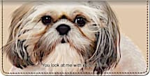 Faithful Friends - Shih Tzu Checkbook Cover