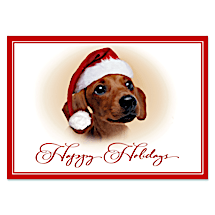 Oh, By Golly! Look Who's Jolly! Put Some Puppy Love in Your Season's Greetings