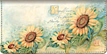 Sunflowers Checkbook Cover