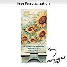 Bring the Joy of Sunflowers with You Wherever You Go with Our Portable Phone and Tablet Stand