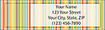 Stripes Address Labels