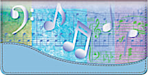 Music Speaks Checkbook Cover