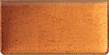 Metallic Copper Checkbook Cover