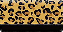 Cheetah Print Checkbook Cover