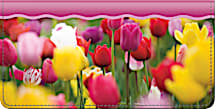 Tulips Checkbook Cover