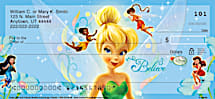 Tinkerbell & Friends Personal Checks