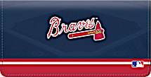 Atlanta Braves MLB Baseball Checkbook Cover