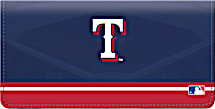Texas Rangers MLB Baseball Checkbook Cover