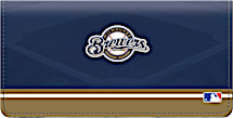 Milwaukee Brewers MLB Baseball Checkbook Cover