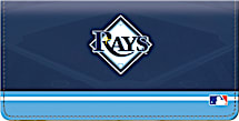Tampa Bay Rays MLB Baseball Checkbook Cover