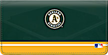 Oakland Athletics MLB Baseball Checkbook Cover