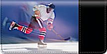 Hockey Checkbook Cover