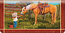 Cowboy Kids Checkbook Cover