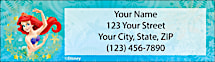 The Little Mermaid Return Address Label