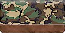 Camouflage Checkbook Cover