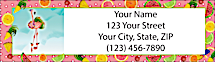 Flamingo Fun Return Address Label