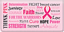 Hope for a Cure Checkbook Cover