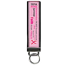 BCA Hope for a Cure Wristlet Keychain