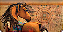 Painted Ponies Checkbook Cover