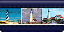 America's Favorite Lighthouses Checkbook Cover