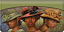 Sunday Hats Checkbook Cover