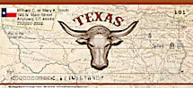 Texas Pride Personal Checks, Texas Personal Checks, Longhorn Personal Checks