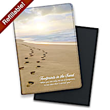Jump into Journaling with an Inspirational Footprints in the Sand Notebook