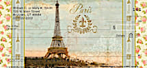 Vue de Paris Personal Checks