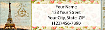 Vue de Paris Return Address Label