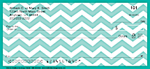 Chevron Chic Personal Checks, Chevron Pattern Checks, Chevron Personal Checks